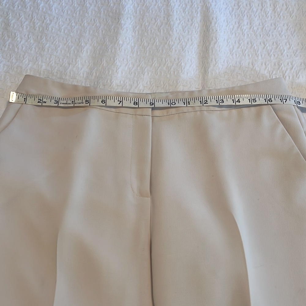 REISS flowy wide leg cream colored pants. EUC. Worn to one event.  Beautiful! - Picture 8 of 10